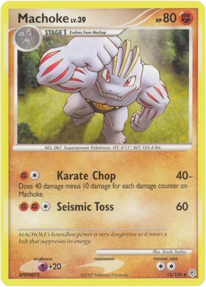 Machoke, Diamond and Pearl 53/130