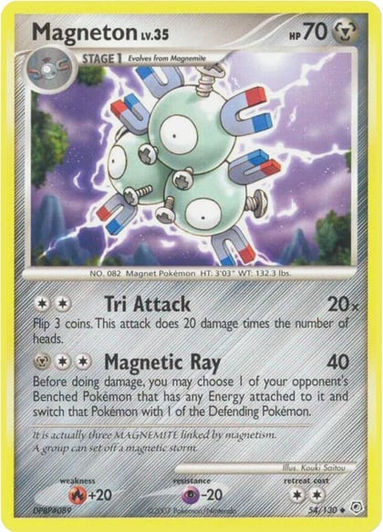 Magneton, Diamond and Pearl 54/130