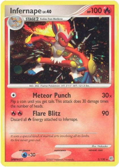 Infernape, Diamond and Pearl 5/130