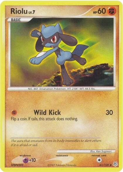 Riolu, Diamond and Pearl 61/130