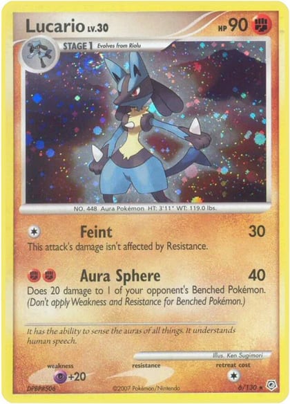 Lucario, Diamond and Pearl 6/130