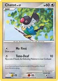 Chatot, Diamond and Pearl 74/130