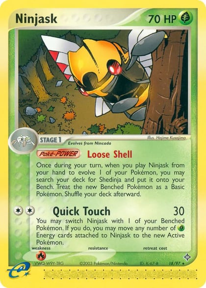Ninjask - 18/97, Dragon 18/97