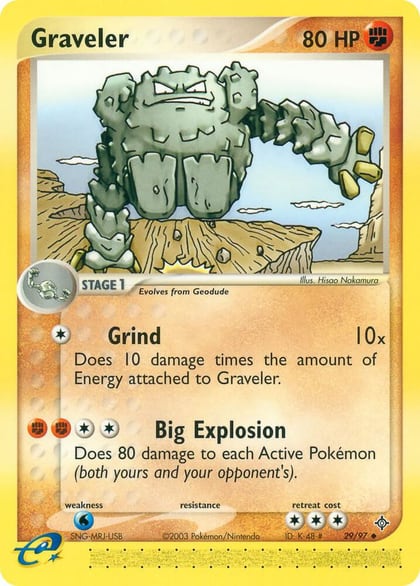 Graveler - 29/97, Dragon 29/97