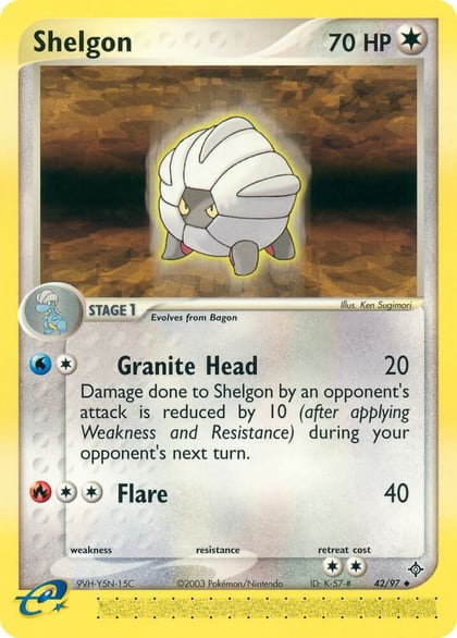 Shelgon - 42/97, Dragon 42/97