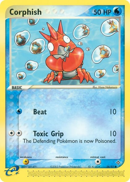 Corphish - 54/97, Dragon 54/97