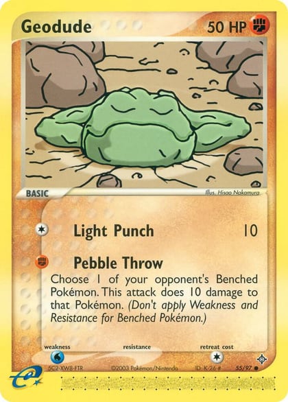 Geodude - 55/97, Dragon 55/97