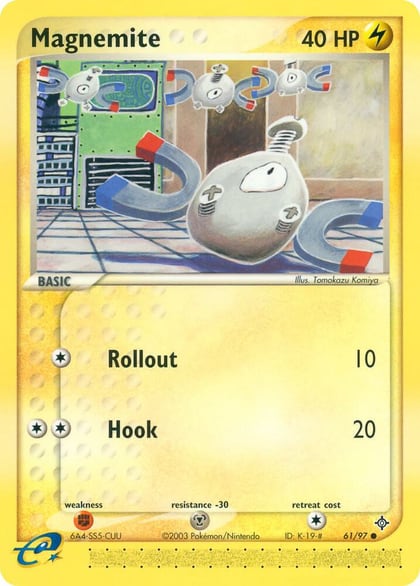 Magnemite - 61/97, Dragon 61/97