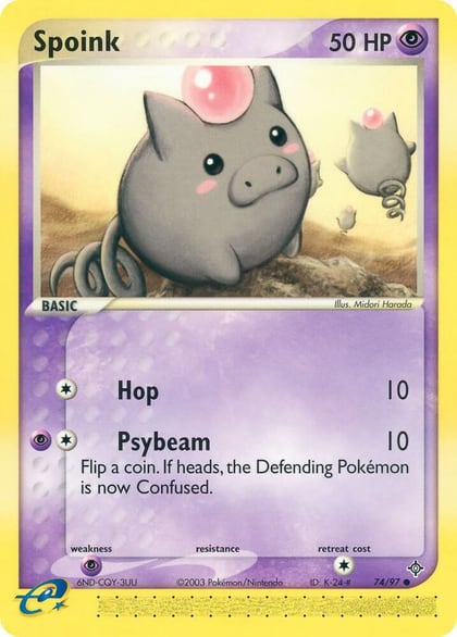 Spoink - 74/97, Dragon 74/97