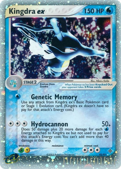 Kingdra ex, Dragon 92/97