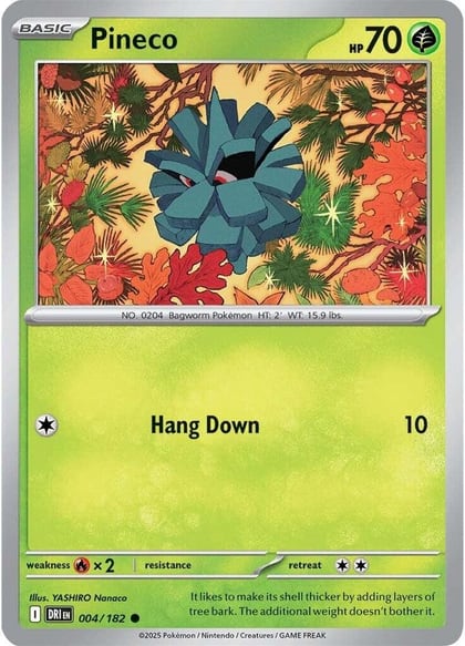 Pineco, SV10: Destined Rivals 004/182