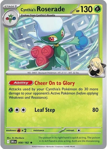 Cynthia's Roserade, SV10: Destined Rivals 008/182