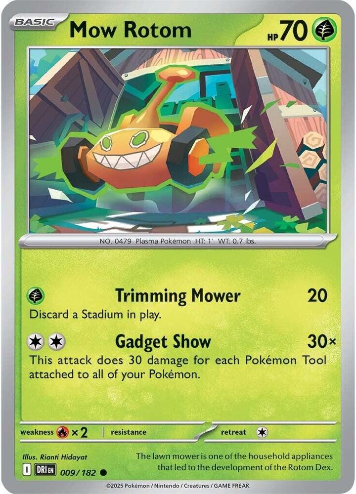 Mow Rotom, SV10: Destined Rivals 009/182
