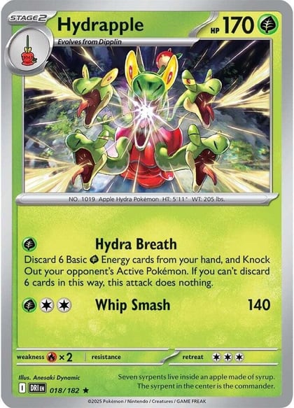 Hydrapple - 018/182, SV10: Destined Rivals 018/182