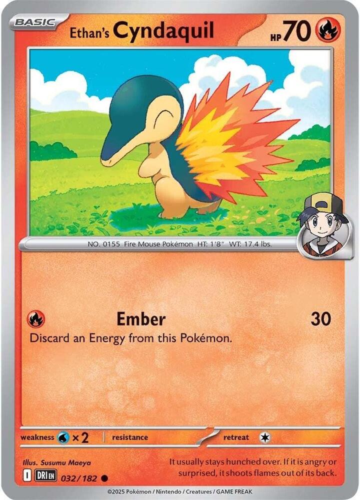 Ethan's Cyndaquil, SV10: Destined Rivals 032/182