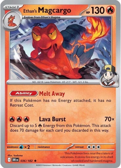 Ethan's Magcargo, SV10: Destined Rivals 036/182