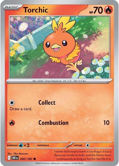 Torchic, SV10: Destined Rivals 040/182