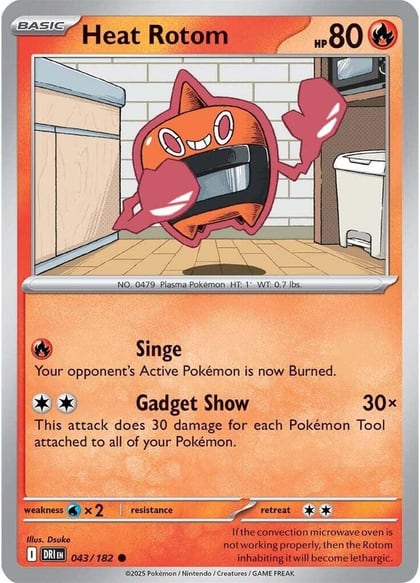 Heat Rotom, SV10: Destined Rivals 043/182