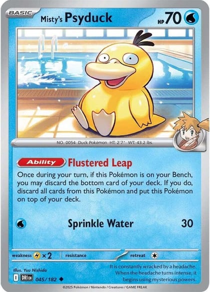 Misty's Psyduck, SV10: Destined Rivals 045/182