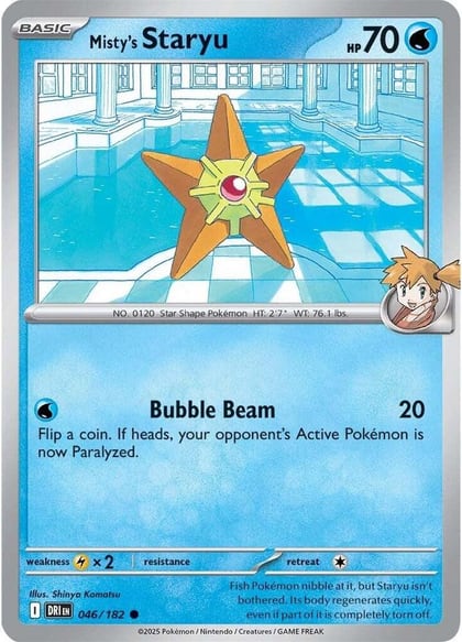 Misty's Staryu, SV10: Destined Rivals 046/182