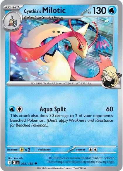 Cynthia's Milotic, SV10: Destined Rivals 053/182