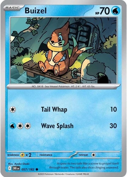 Buizel, SV10: Destined Rivals 057/182