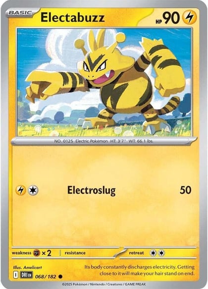 Electabuzz, SV10: Destined Rivals 068/182