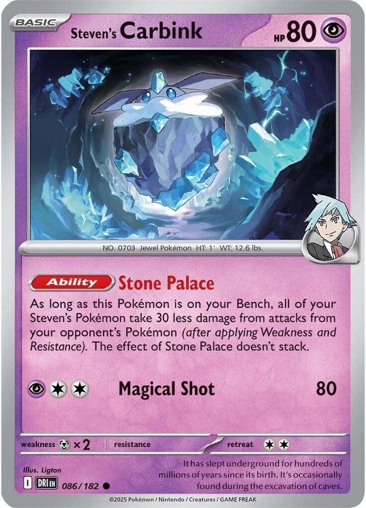 Steven's Carbink, SV10: Destined Rivals 086/182