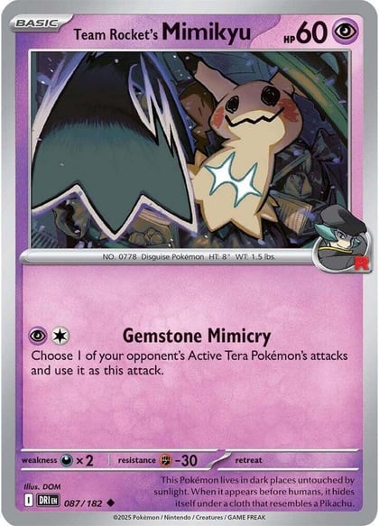 Team Rocket's Mimikyu, SV10: Destined Rivals 087/182