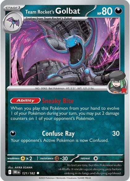 Team Rocket's Golbat, SV10: Destined Rivals 121/182