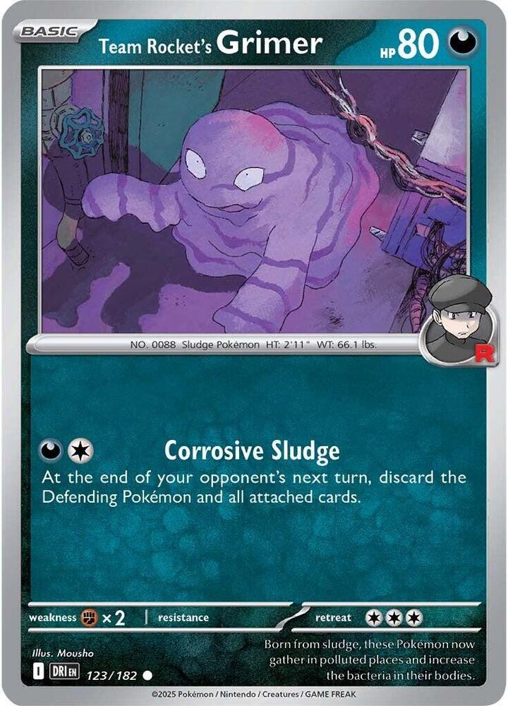 Team Rocket's Grimer, SV10: Destined Rivals 123/182
