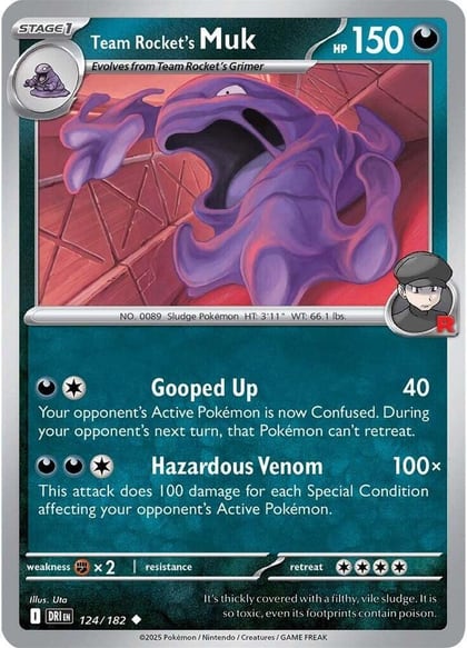 Team Rocket's Muk, SV10: Destined Rivals 124/182