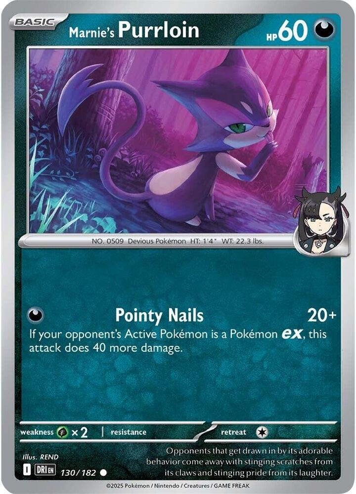 Marnie's Purrloin, SV10: Destined Rivals 130/182