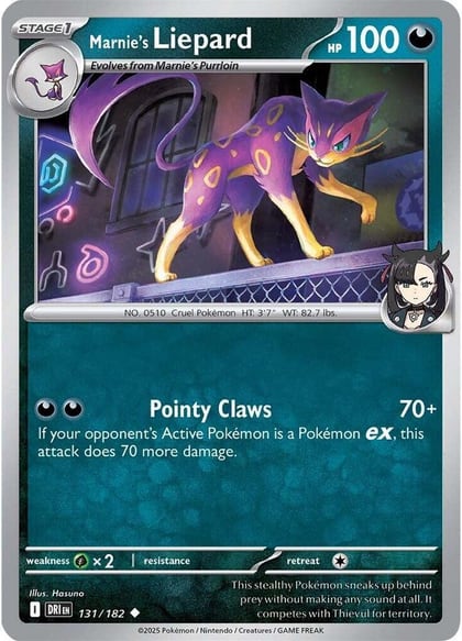 Marnie's Liepard, SV10: Destined Rivals 131/182