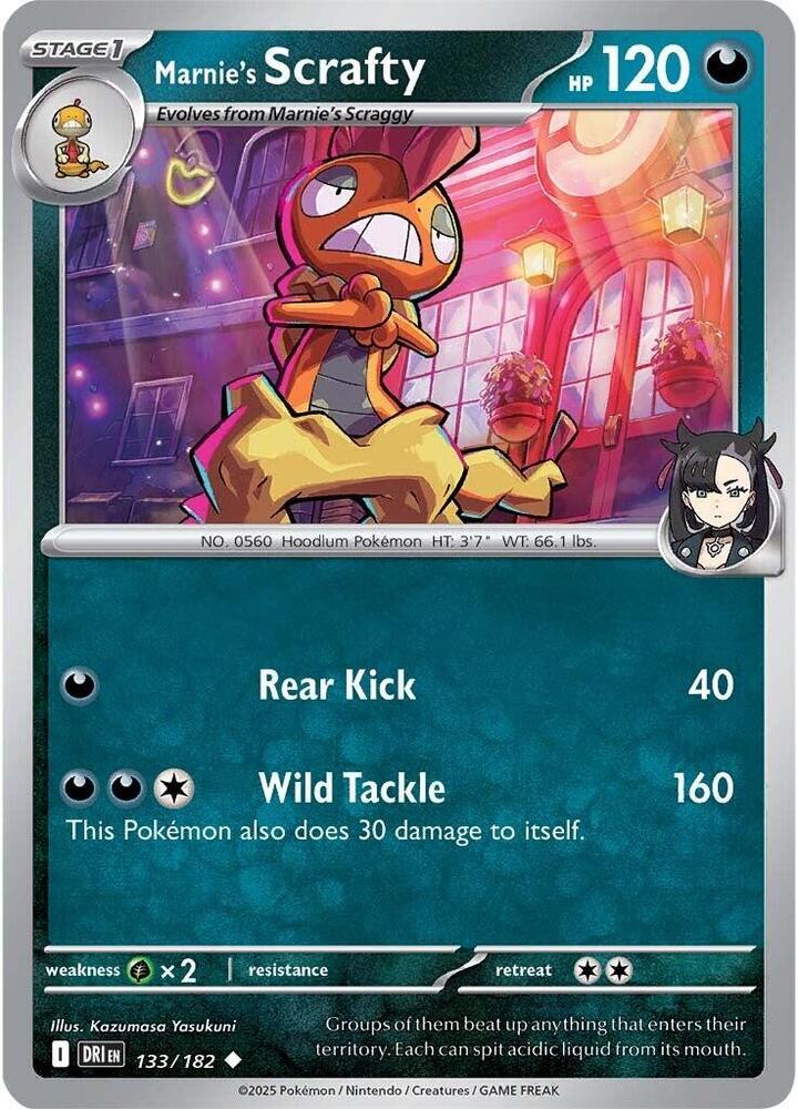 Marnie's Scrafty, SV10: Destined Rivals 133/182