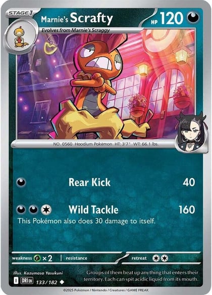 Marnie's Scrafty, SV10: Destined Rivals 133/182