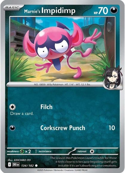 Marnie's Impidimp, SV10: Destined Rivals 134/182