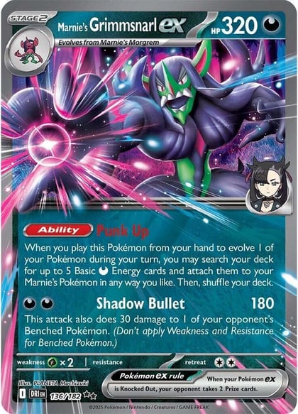 Marnie's Grimmsnarl ex, SV10: Destined Rivals 136/182