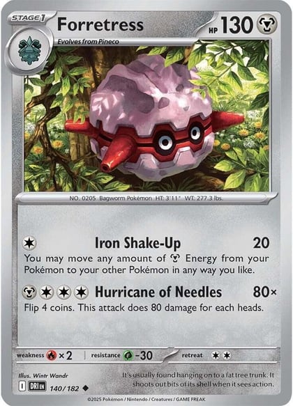 Forretress, SV10: Destined Rivals 140/182