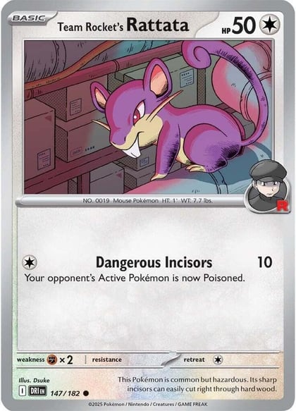 Team Rocket's Rattata, SV10: Destined Rivals 147/182