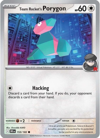 Team Rocket's Porygon, SV10: Destined Rivals 153/182