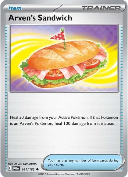 Arven's Sandwich, SV10: Destined Rivals 161/182