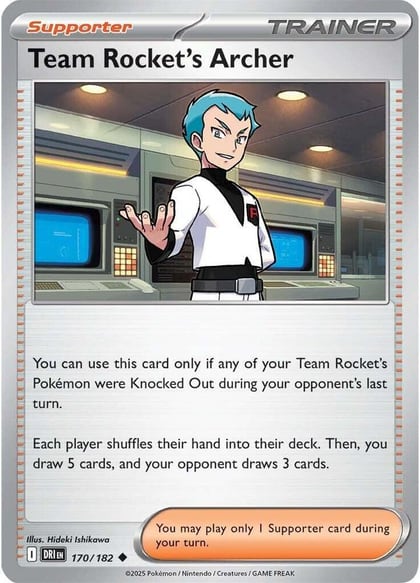Team Rocket's Archer - 170/182, SV10: Destined Rivals 170/182