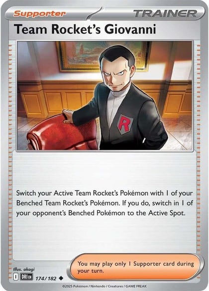 Team Rocket's Giovanni, SV10: Destined Rivals 174/182