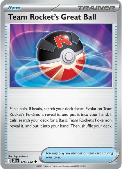 Team Rocket's Great Ball, SV10: Destined Rivals 175/182