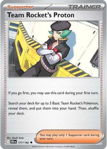 Team Rocket's Proton - 177/182, SV10: Destined Rivals 177/182