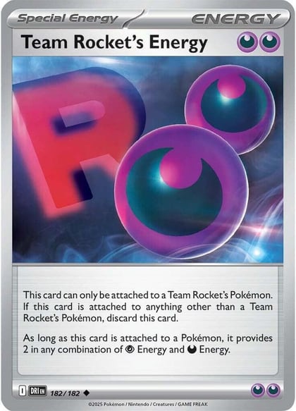 Team Rocket's Energy, SV10: Destined Rivals 182/182