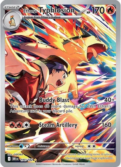 Ethan's Typhlosion - 190/182, SV10: Destined Rivals 190/182