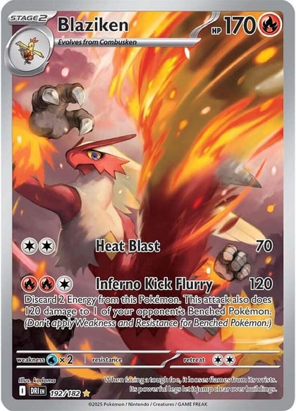 Blaziken - 192/182, SV10: Destined Rivals 192/182