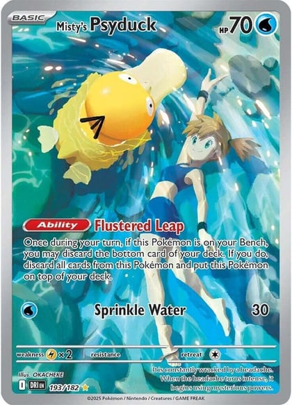 Misty's Psyduck - 193/182, SV10: Destined Rivals 193/182